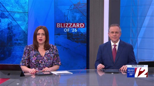 12:15 PM: RI State Police report handling more than 45 disabled vehicles | Blizzard of '26