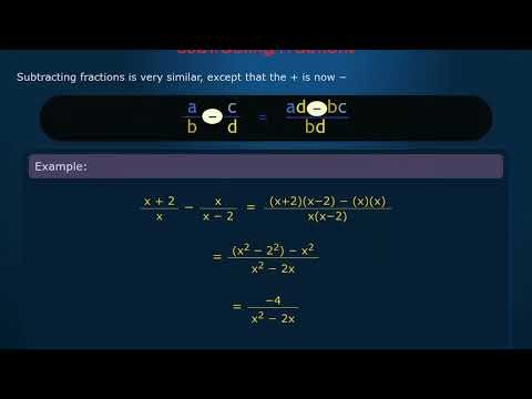 Fractions in Algebra | Math is Fun