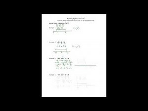 46 Solving Compound Inequalities