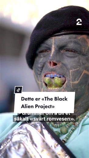 Har du fått med deg instagramprofilen «The Black Alien Project»?👽 Transformasjonen er på langt nær ferdig! #alien #blackalienproject #tattoo