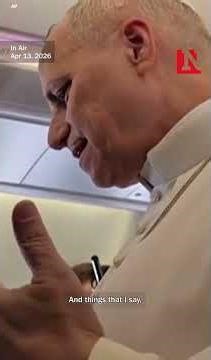 Trump and Pope Leo Exchange Remarks as Global Tensions Rise