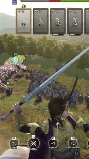 Elvish charge vs dwarves #Bannerlord + #lordoftherings