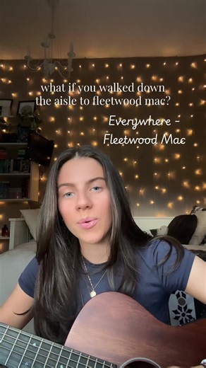 Walking Down the Aisle to Fleetwood Mac's 'Everywhere'