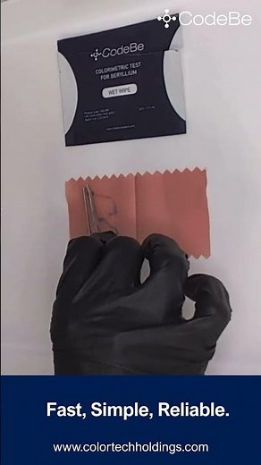 CodeBe - Colorimetric Detection of Beryllium - Demonstration