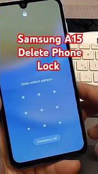 How to Hard Reset Samsung A15 (SM-A155F), Delete Pin, Pattern, Password Lock.