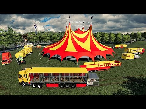 Démontage cirque pinder & fête foraine de la ville de A à Z | Farming Simulator