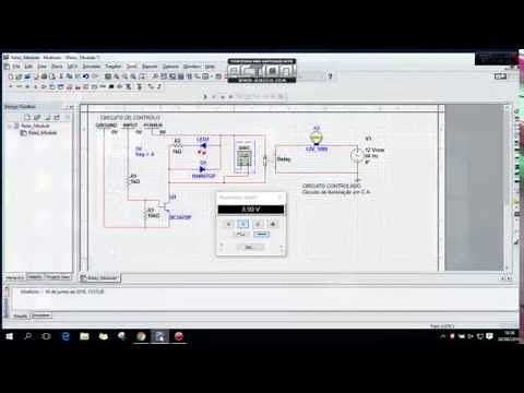 Relay Module Circuit - Multisim Test