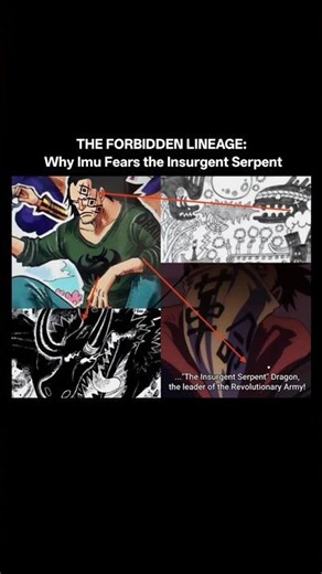 THE FORBIDDEN LINEAGE: WHY IMU FEARS THE INSURGENT SERPENT..#anime #onepiece #luffy #monkeyddragon