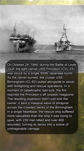 THE TRAGIC EXPLOSION OF THE USS PRINCETON 💥