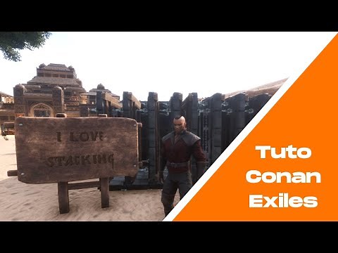 Tuto Conan Exiles – Stacking et clipping : astuces pour la construction de bâtiments (en PvP) – 2/4
