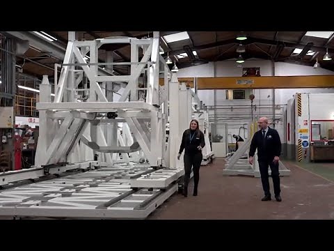 Manufax make A220 Aircraft Barrel Assembly Jig - taking 12 months to make