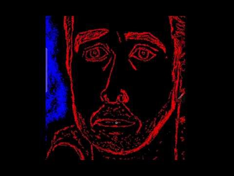 Drawing Ryan Gosling in stereo 3d