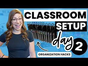 Classroom Setup Day 2 VLOG | New Bins, Chromebook Storage, & Labeling All The Things