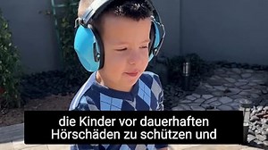 Vanderfields Premium Gehörschutz Ohrenschützer - Breitspektrum Schallreduzierung 29 dB bei 2 K Hz Geräuschunterdrückung - Kopfhörer Kinder 3-12 - Mitternachtsschwarz