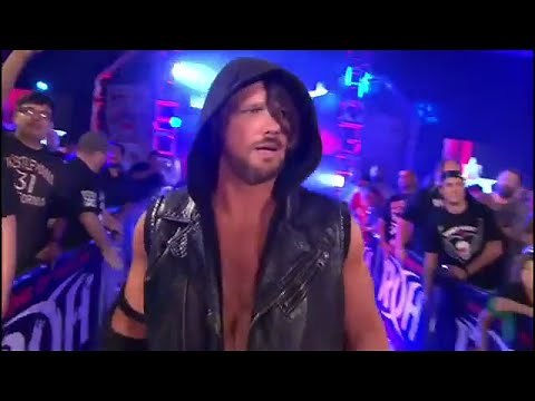 AJ Styles Entrance at ROH All Star Extravaganza