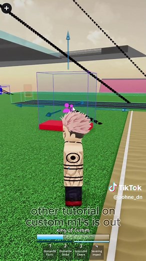 custom dash, m1, and running animation in JJS #jjs #jujutsushenanigans #roblox #JJS