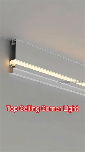 Top Ceiling Corner Light. Different forms of profiles... Which is your favourite?