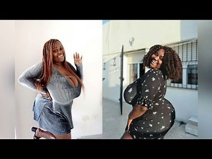 Gurselle from Gabon🇬🇦 - Most Curvy Africa Plus size model | Beautiful fashion Outfit. #plussizemodel