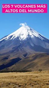 Los 7 volcanes más altos del mundo. | Profe JotaJota