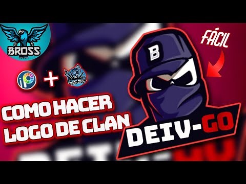 COMO HACER LOGO PARA CLAN DE FREE FIRE O PERSONAL // MASCOT ESPORT LOGO || Bross FF