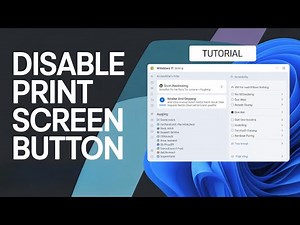 Disable Print Screen Button to Open Screen Snipping in Windows 11 [Tutorial]