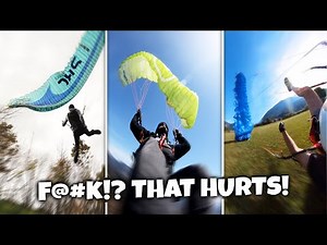 My 10x Paragliding GONE WRONG (Paragliding Accidents Compilation)
