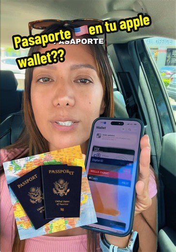 A qué edad te enterastes? #latinosenusa #passport #applewallet #hack #mustdotravels