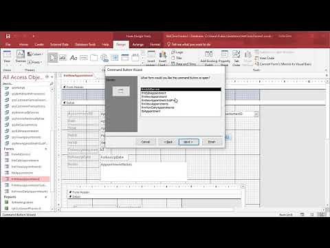 Access - Form with Modal Dialogue
