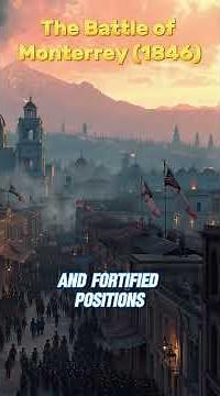 When Cities Became Battlefields: The Battle of Monterrey (1846) #history #epicbattles #latewar