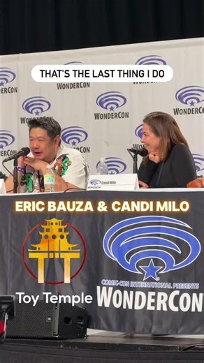 Eric Bauza and Candi Milo at WonderCon 2026!