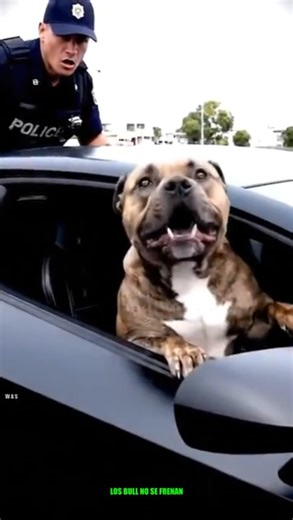 PITBULLS don't stop🐕💨 #Pitbull #AmericanBully #PoliceChase #DogEscape #fyp