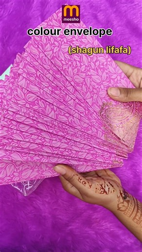 colour envelope review 🧿 #viral #beauty #meesho #viralshorts