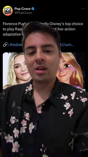 Florence Pugh as Rapunzel? #florencepugh #rapunzel #tangled #disney #casting #romansempire