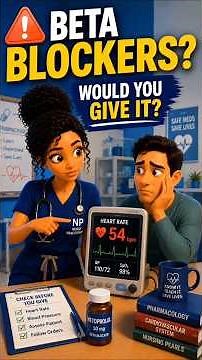 Should You Give Metoprolol? | Beta Blockers Made Easy (NCLEX & NP Boards) #nclex