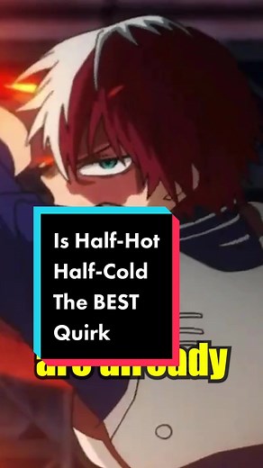 Shoto has one of the BEST quirks in the game #shototodoroki #anime #mha #quirks #class1a