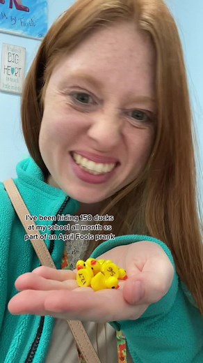 Hilarious April Fools Duck Prank at School