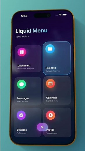 🚀 SwiftUI Orbital Menu • Aesthetic Rotating Planet UI