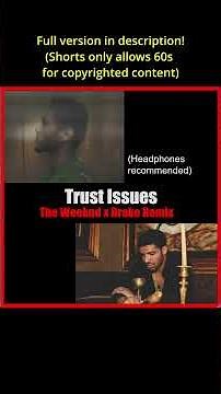 Trust Issues | The Weeknd x Drake Remix #edit #remix #music