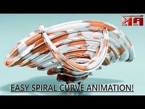 Tutorial: How to Make Spiral Curve Animation in Blender