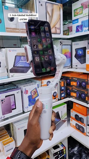 M1 3-Axis Gimbal stabilizer With Face tracking, Manual zooming, 2500mah battery 8500 #gimbalstabilizer #3axisgimbal #adcentcomputers