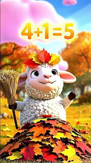 Lila Lamb’s Leaf Piles | Fun Early Addition for Kids (Combining Groups)