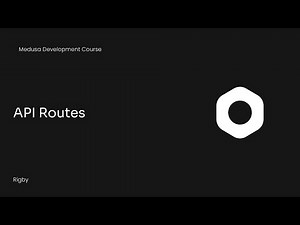 API Routes | Medusa Development Course