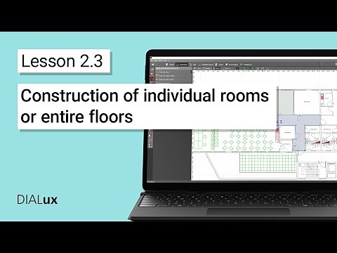 2.3 How to construct complex architecture in DIALux evo