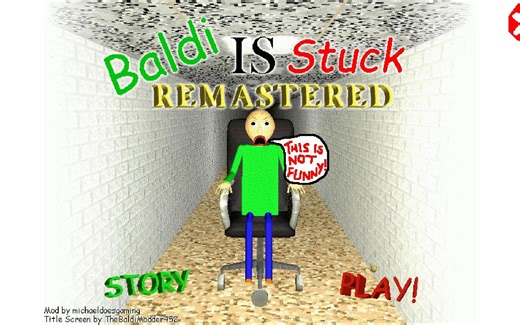 [Baldi's Basic mod] 老师被502胶水卡椅子上了！（Baldi's Basics in Enducation and Learning）