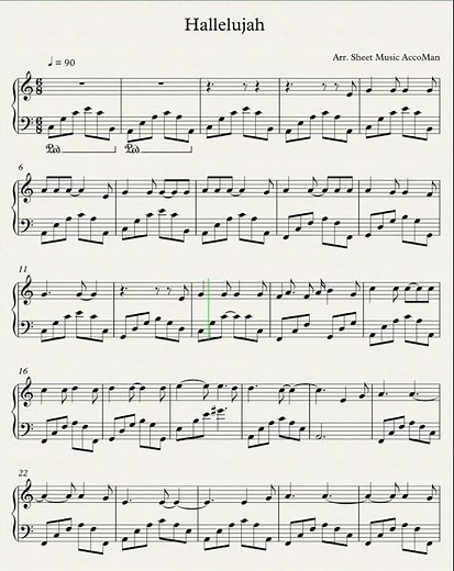 Hallelujah Sheet Music