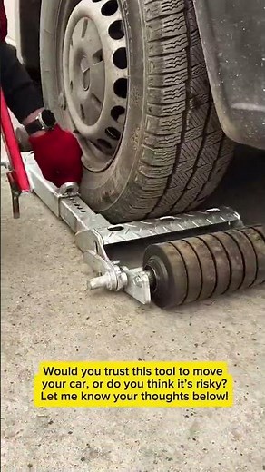 Smart Car Wheel Dolly in Action – Move Any Vehicle Effortlessly 🚗