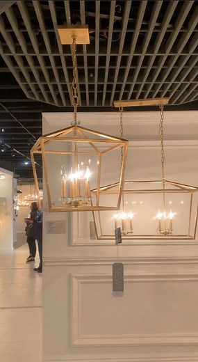 We ran into this classic favorite fixture of ours at Lightovation last month. The Stinson collection from Hinkley Lighting is a great modern look with a dazzling crystal accent that would fit in any room! | Capitol Lighting