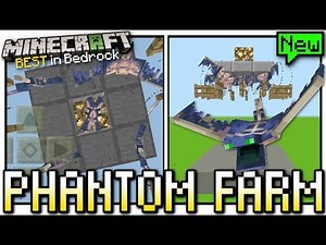 Minecraft - PHANTOM FARM [ EASY Tutorial ] MCPE / Xbox / Bedrock