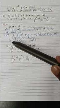 Class 9, POLYNOMIALS IMPORTANT QUESTION #class9#2026#importantquestions #shortvideo#ncertexamplar