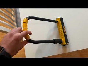 Onguard Pitbull Std U Lock Review, Heavy duty bike lock with bike clip included